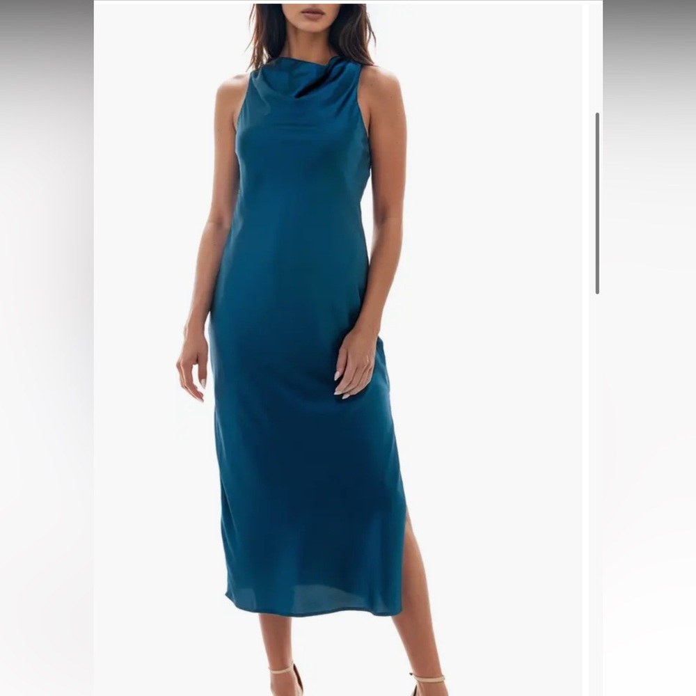 Socialite Dark Blue Midi Dress